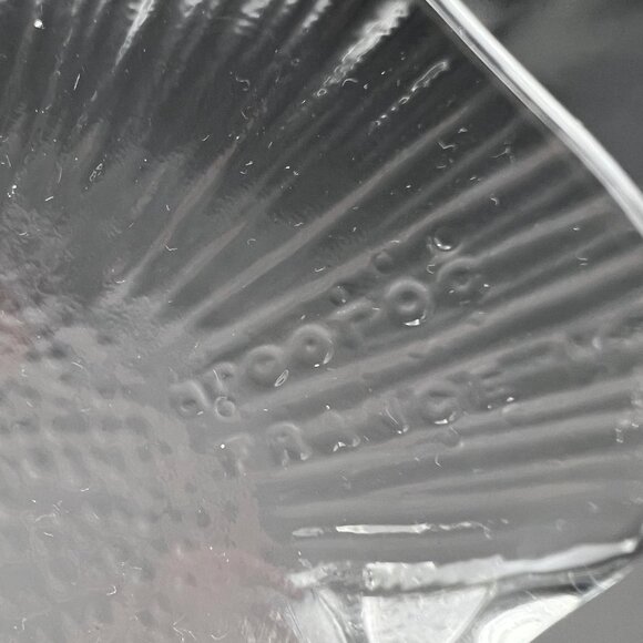 4 Vintage Arcoroc Fish Appetizer Plates Poisson Tempered Glass 6.5” France NOS - Picture 8 of 10